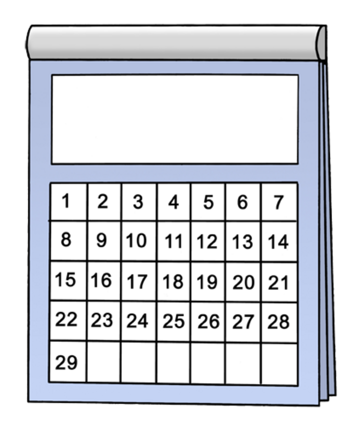 Ein Kalender